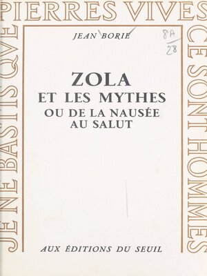 cover image of Zola et les mythes